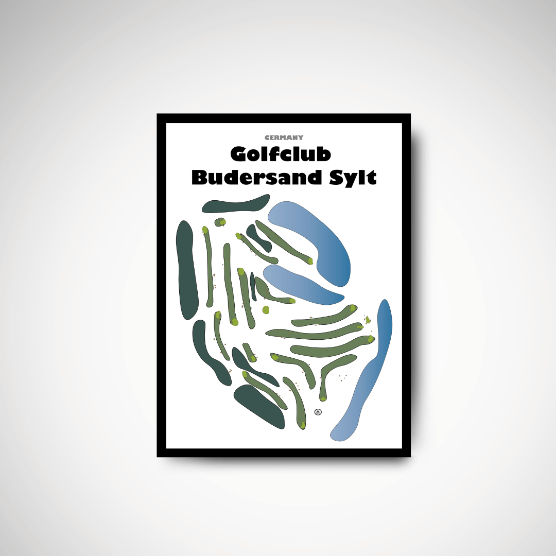 Golfclub Budersand Sylt Poster